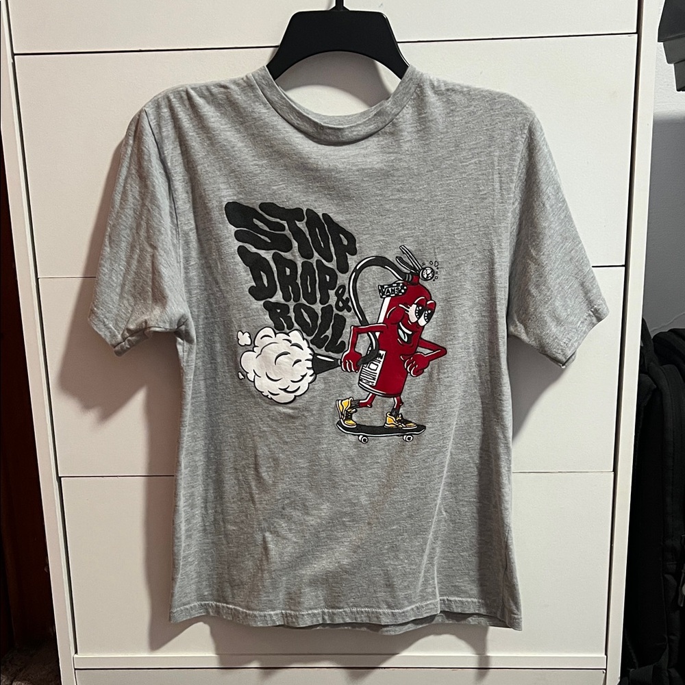 Vans Classic Fit Graphic Gray T-Shirt Kids XL